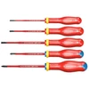 Image de Jeu tournevis protwist® slim isolés 1000v fente et pozidriv® jeu tournevis protwist® slim isolés 1000v fente et pozidriv® 1 jeu(x) de 5 pièce(s) jeu c