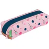 Image de Trousse double compartiment Les Fantaisies Caroline Vert et Rose