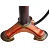 Image de Pompe à pied véritable cuir Selle Montegrappa Charleston made in Italy 501503 Rouge 12 Bars