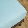 Image de Drap housse bi-tête bleu 2x100x200