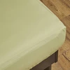 Image de Drap housse bi-tête vert 2x80x190
