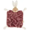 Image de Doudou plat Lapin bordeaux
