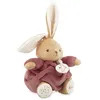 Image de Peluche musicale Patapouf Lapin bordeaux (17 cm)