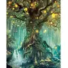 Image de Peinture au numéro : Arbre féérique  - sans châssis en bois FiguredArt-PN3300