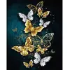 Image de Peinture au numéro : Papillons féériques  - sans châssis en bois FiguredArt-PN7211