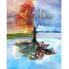 Image de Broderie point de croix : Arbre 4 Saisons FiguredArt-CS-1182