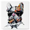 Image de Mini peinture au numéro : Chien au Cigare  - toile tendue sur chassis FiguredArt-SFA058-Y