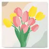 Image de Mini peinture au numéro : Bouquet de Tulipes  - toile tendue sur chassis FiguredArt-SFA038-Y