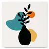 Image de Mini peinture au numéro : Plante et Vase bleu  - toile tendue sur chassis FiguredArt-SFA030-Y