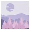 Image de Mini peinture au numéro : Forêt de Sapins  - toile tendue sur chassis FiguredArt-SFA003-Y