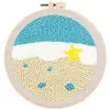Image de Punch Needle : Etoiles et Ciel  - avec cadre FiguredArt-CCX212
