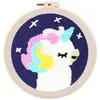 Image de Punch Needle : Licorne gracieuse  - avec cadre FiguredArt-CCX13