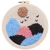 Image de Punch Needle : Collines  - avec cadre FiguredArt-CD0077