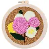 Image de Punch Needle : Bouquet de Fleurs  - avec cadre FiguredArt-CD0075