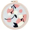 Image de Punch Needle : boules de Gui  - avec cadre FiguredArt-CD0073
