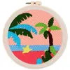 Image de Punch Needle : A la Plage  - avec cadre FiguredArt-CD0051