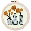 Image de Punch Needle : Fleurs et Vases  - avec cadre FiguredArt-CD0080