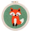 Image de Punch Needle : Renard  - avec cadre