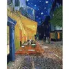 Image de Broderie diamant : Van Gogh Terrasse de Café - sans chassis en bois FiguredArt-DP-390