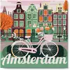 Image de Mini peinture au numéro : Vélo à Amsterdam  - toile tendue sur chassis FiguredArt-SFA143-Y