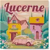 Image de Mini peinture au numéro : Lucerne  - toile tendue sur chassis FiguredArt-SFA140-Y