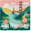 Image de Mini peinture au numéro : San Francisco  - toile tendue sur chassis FiguredArt-SFA134-Y