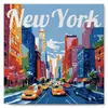 Image de Mini peinture au numÃ©ro : New York  - toile tendue sur chassis