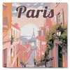 Image de Mini peinture au numÃ©ro : Vue de Paris  - toile tendue sur chassis