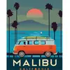 Image de Peinture au numéro : Malibu Vintage - sans châssis en bois FiguredArt-PN14751
