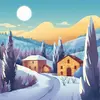 Image de Mini broderie diamant : Nuit d'Hiver en Toscane  - sans chassis en bois FiguredArt-DP-SFA175