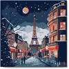Image de Mini peinture au numéro : Noël à Paris  - toile tendue sur chassis FiguredArt-SFA210-Y