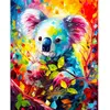Image de Broderie diamant : Koala Coloré Abstrait  - toile tendue sur chassis FiguredArt-DP-FA10201-Y