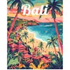 Image de Peinture au numÃ©ro : Affiche de voyage Bali  - toile tendue sur chÃ¢ssis