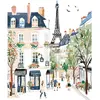 Image de Peinture au numéro : Aquarelle Rue de Paris - toile tendue sur châssis FA10523-Y
