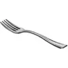 Image de Paquet de 50 mini-Fourchettes 10cm plastique effet inox 711AR