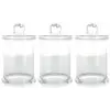 Image de Lot de 3 Bonbonnières 6cm, plexi Transparent 915TR
