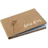 Image de Livre d'or JUTE, coeurs bois et ficelle 64 pages 77386AF