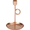 Image de Bougeoir Loopy Rose Gold sur socle 16,5cm 90643AF
