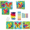 Image de Coffret 3 tableaux Pompoms Papillons