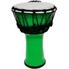 Image de Djembé PVC 7 pouces : Vert fluo - Tanga Algam-PTA DJPVC7-GR