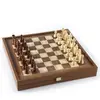 Image de Echecs Backgammon en bois de Noyer 41cm Manopoulos-STP36E