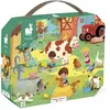 Image de Puzzle 24 pièces : valisette : une journée à la ferme Janod-J02603