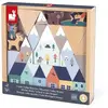 Image de SET DE 35 CUBES EN BOIS VALLEE BLANCHE - CROSS ROADS Janod-J05947