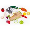 Image de Maxi set de fruits et légumes en bois à découper