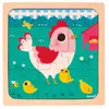 Image de Puzzle en bois : Poulette Henriette - 9 pièces Janod-J07110