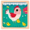Image de Puzzle en bois : Poulette Henriette - 9 piÃ¨ces