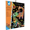 Image de Kit créatif - Scratch Art Dinosaures silhouettés Janod-J07889