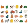Image de Magnets en bois : 24 pièces : Ferme Janod-J08157