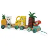 Image de Jouet à tirer en bois Tropik :Train Tropical Janod-J08272