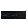Image de MCL Clavier étanche filaire en silicone (Noir) - AZERTY, Français